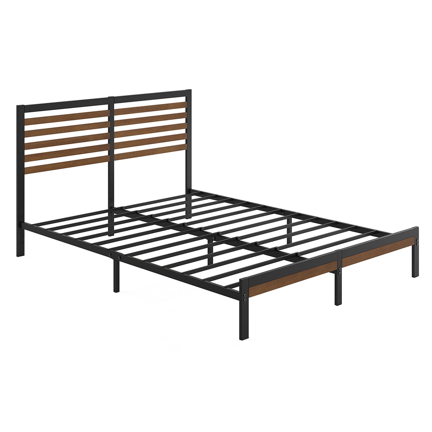 White Kinsley Bed Frame & Medium Luxury Pocket Spring Mattress