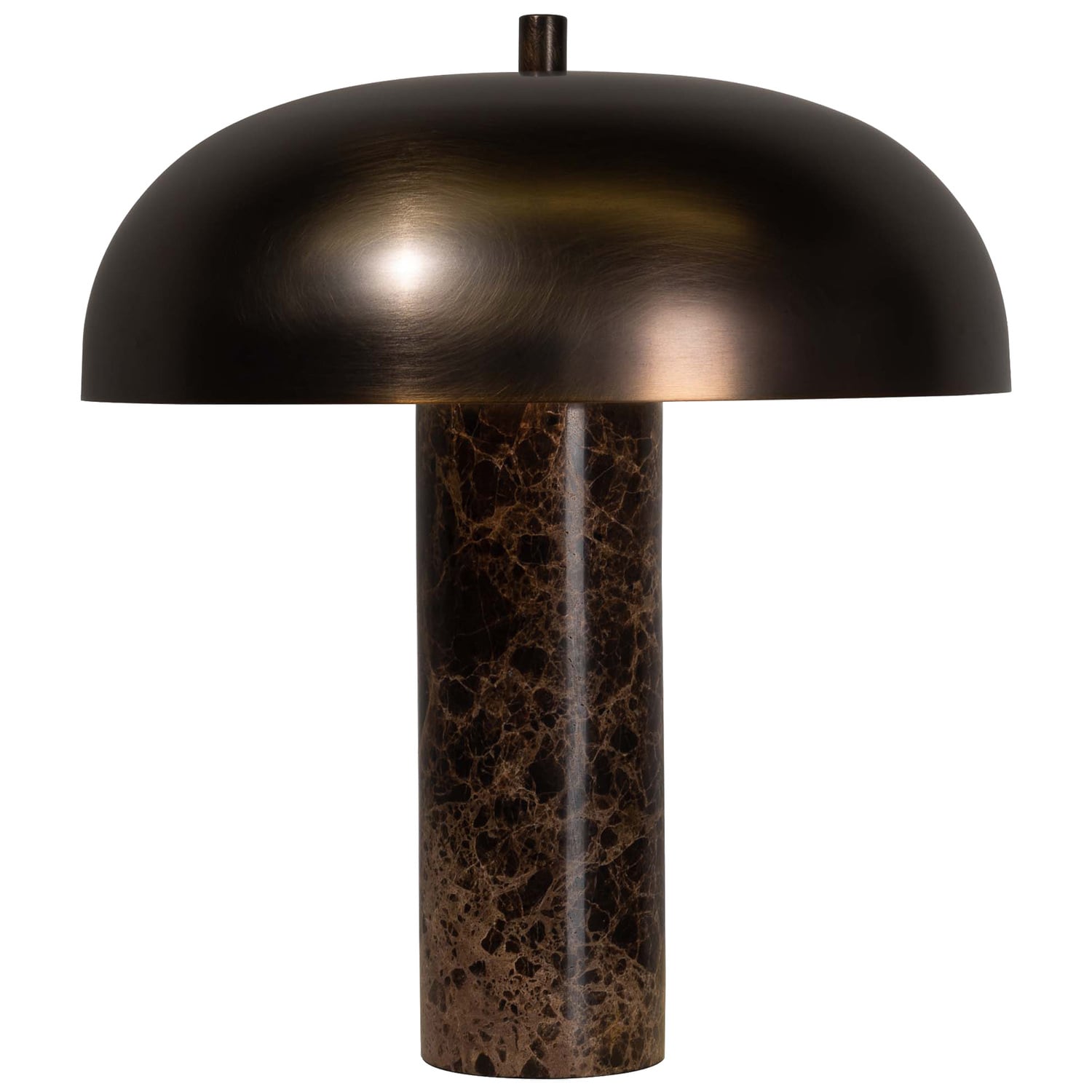Ember Antique Bronze Marble Table Lamp