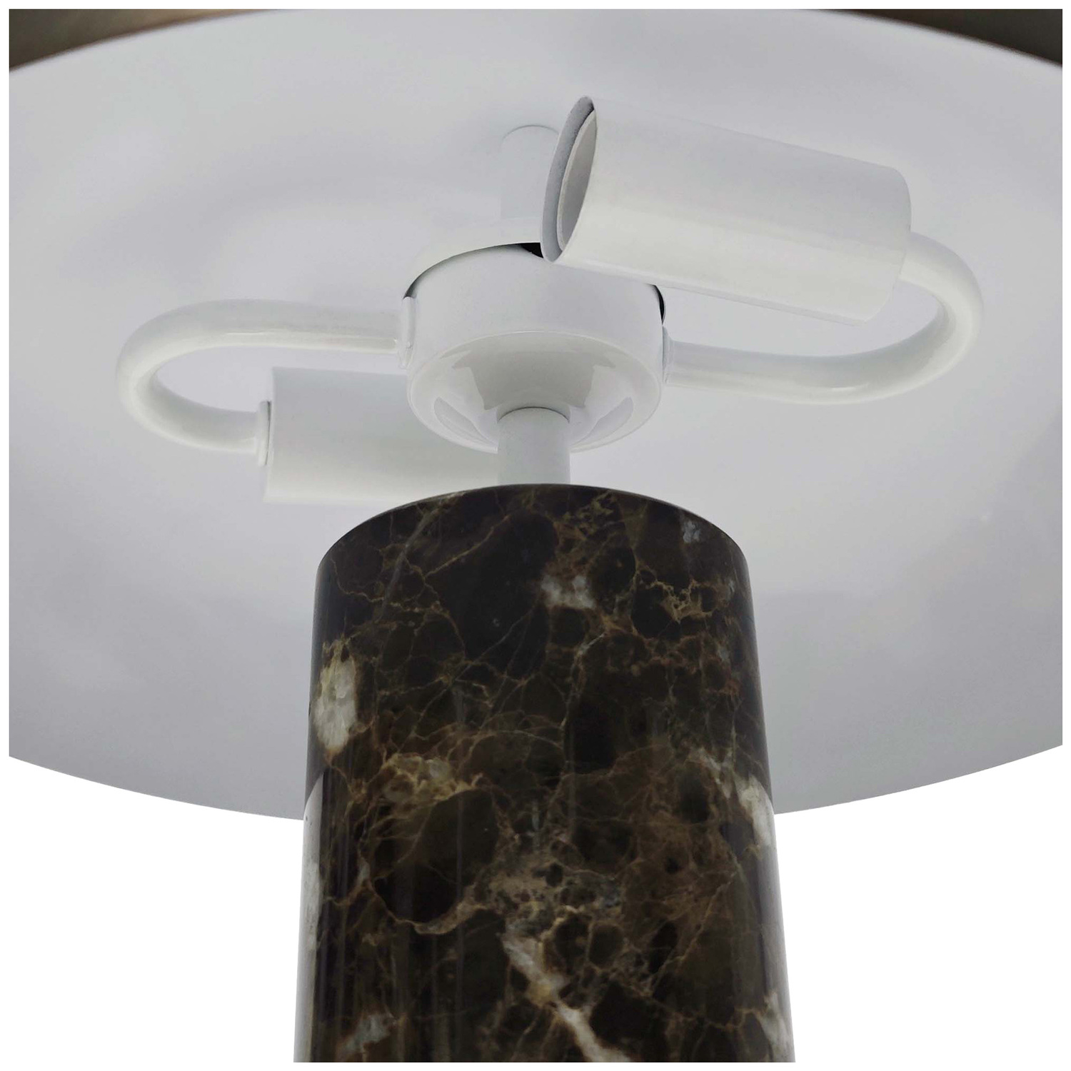 Ember Antique Bronze Marble Table Lamp