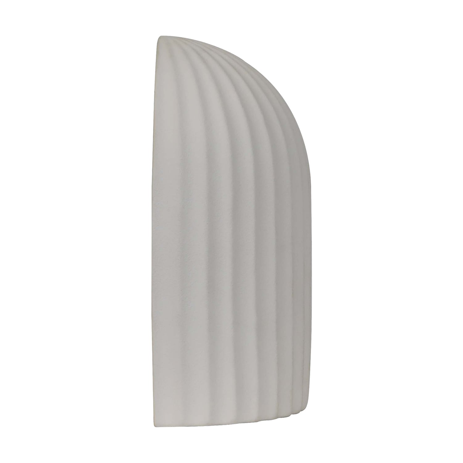 Sia White Ceramic Outdoor Wall Light