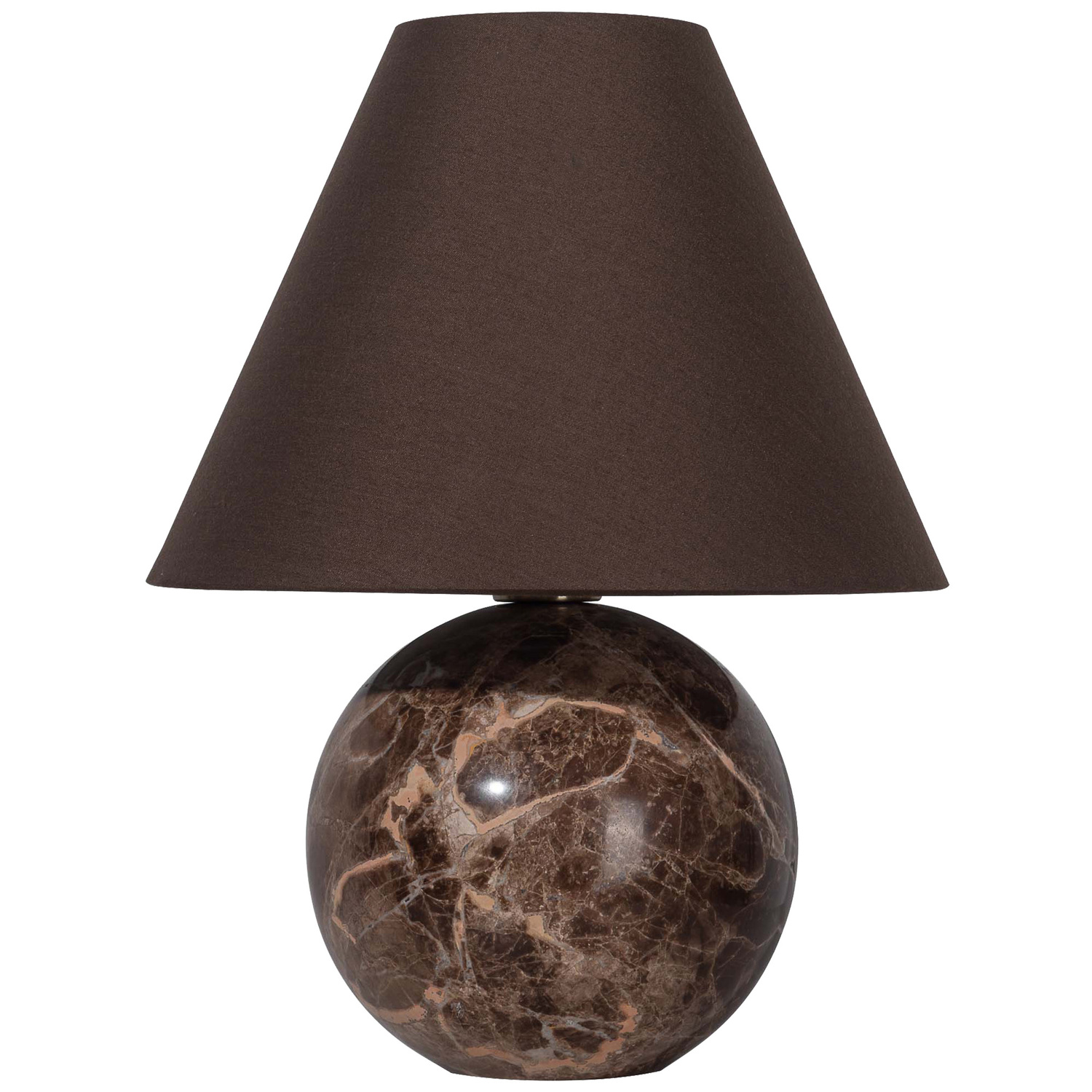 Riva Chocolate Marble Table Lamp