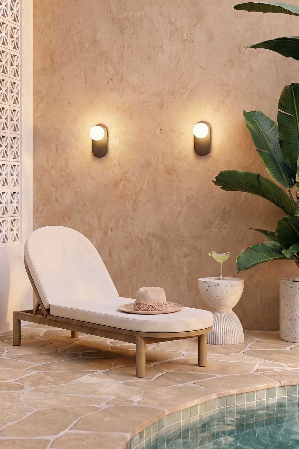 Koto Opal Glass Wall Light