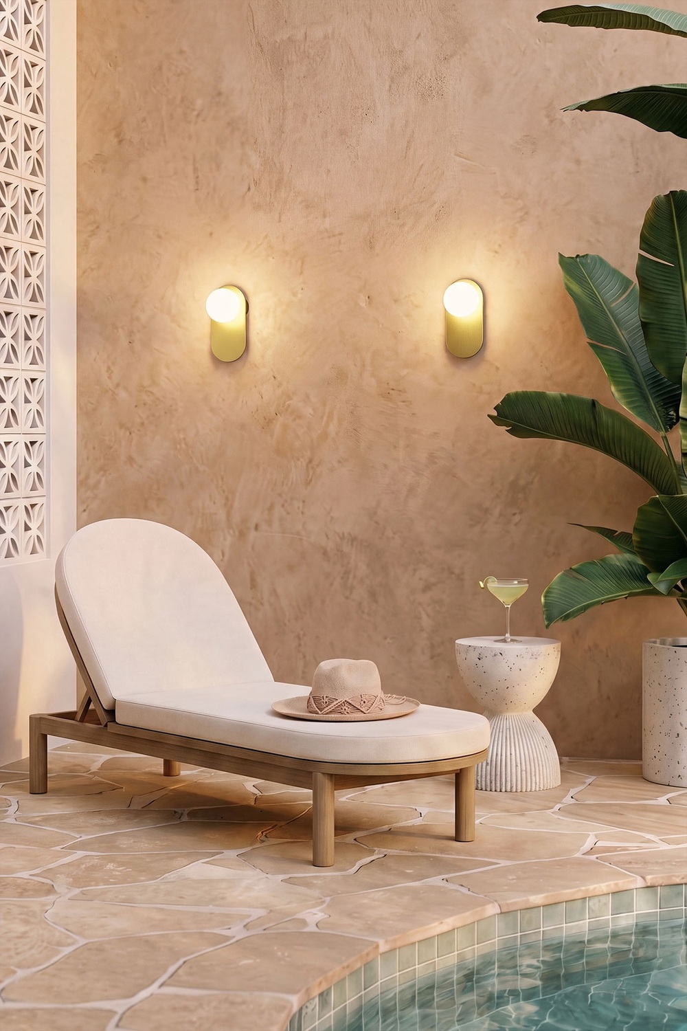 Koto Opal Glass Wall Light