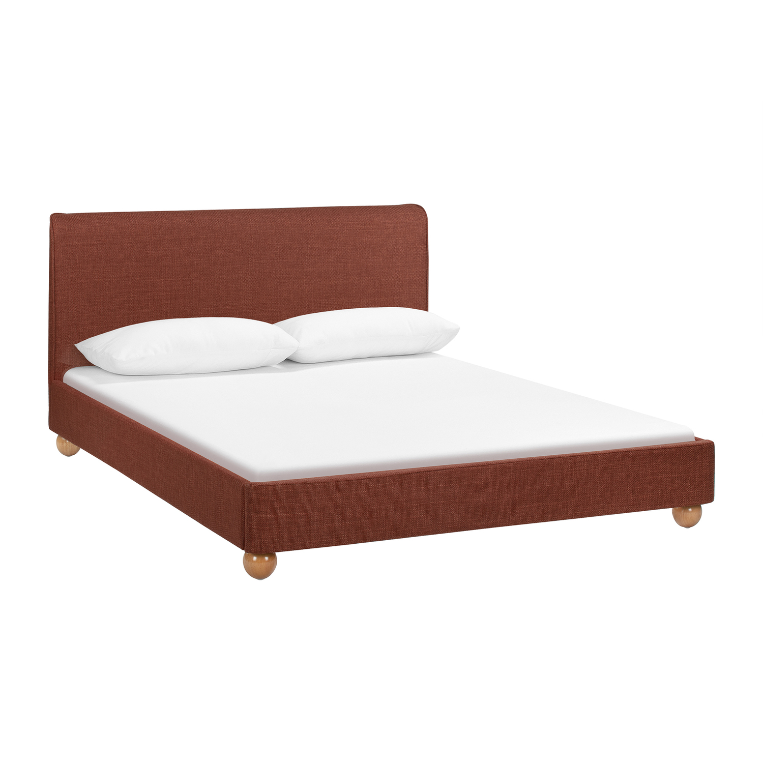 Bonnie Upholstered Ball Foot Bed