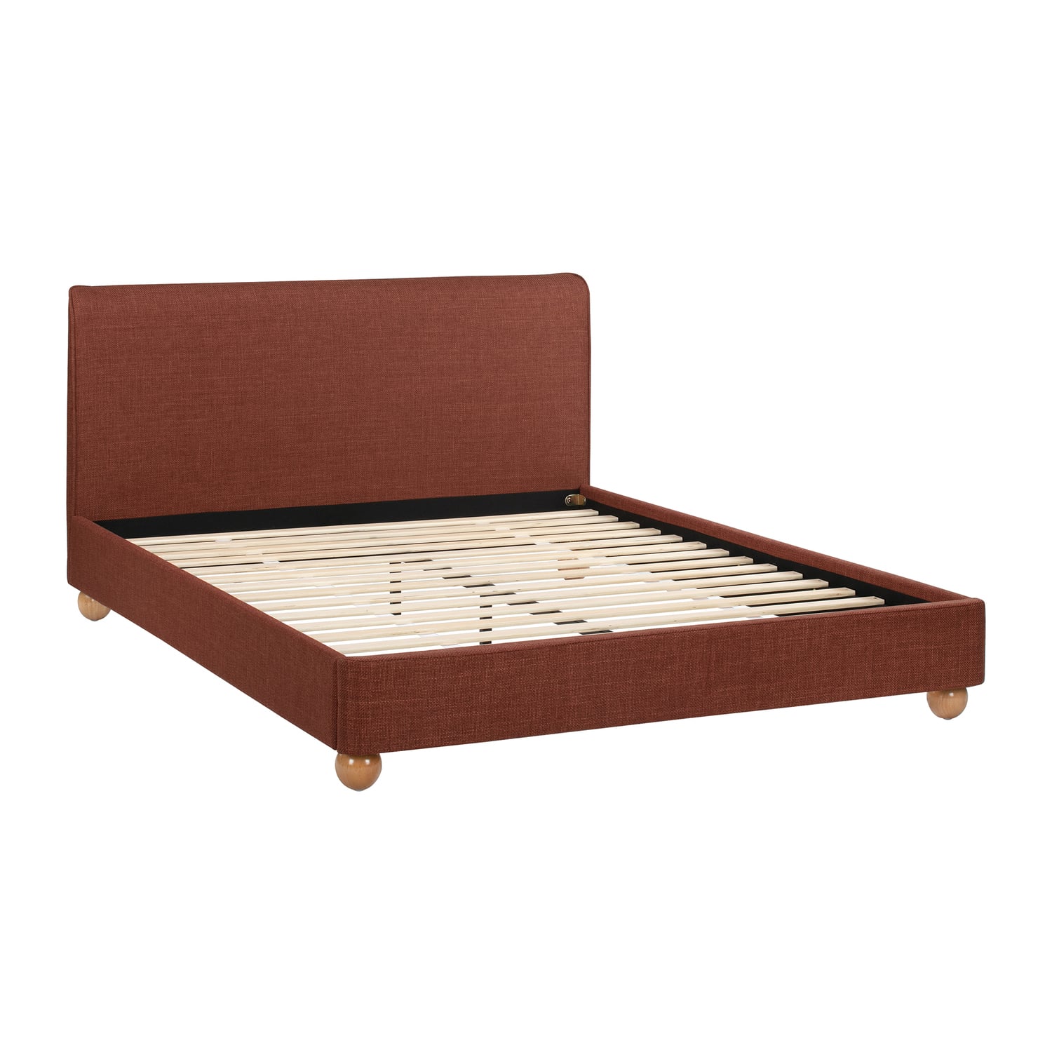 Bonnie Upholstered Ball Foot Bed