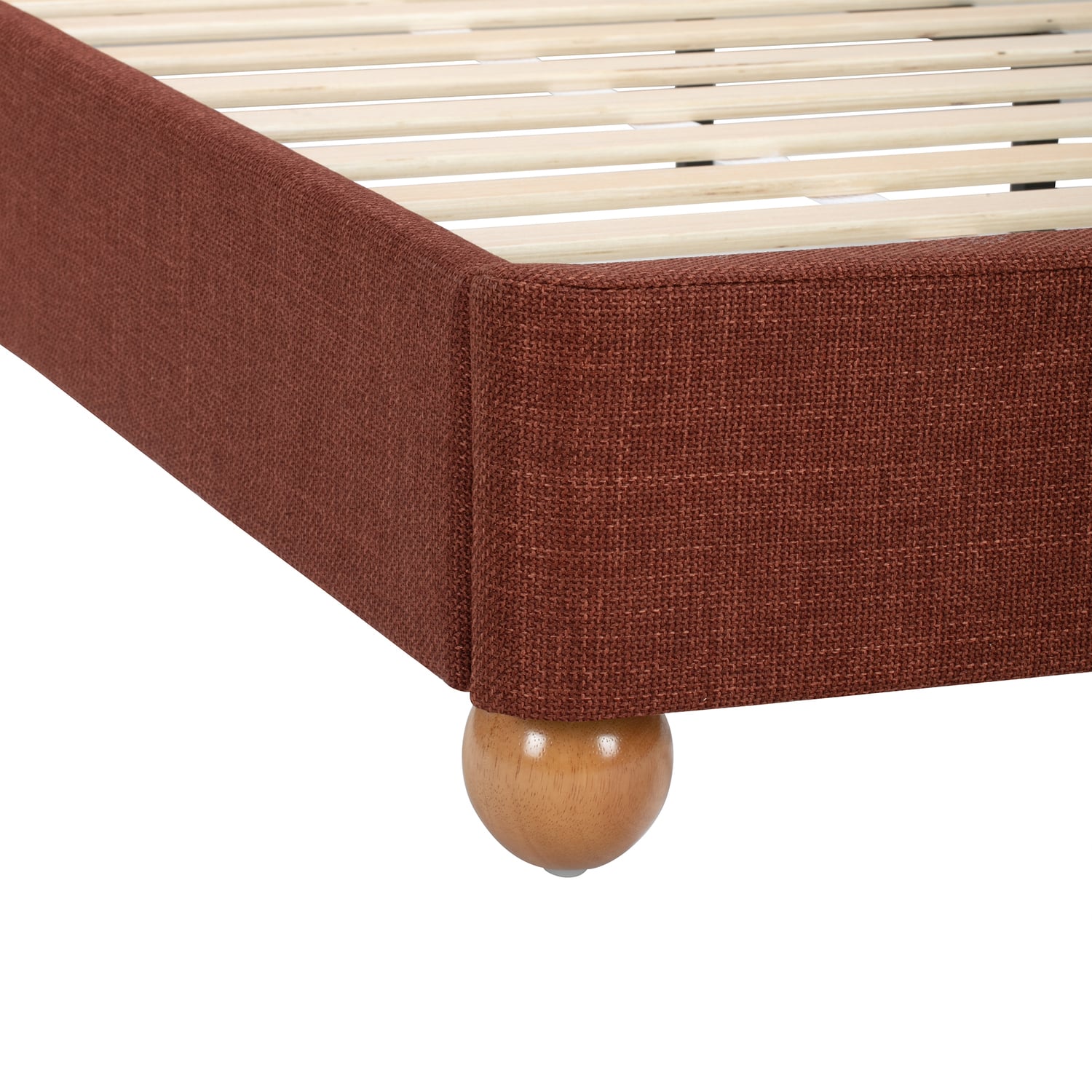 Bonnie Upholstered Ball Foot Bed