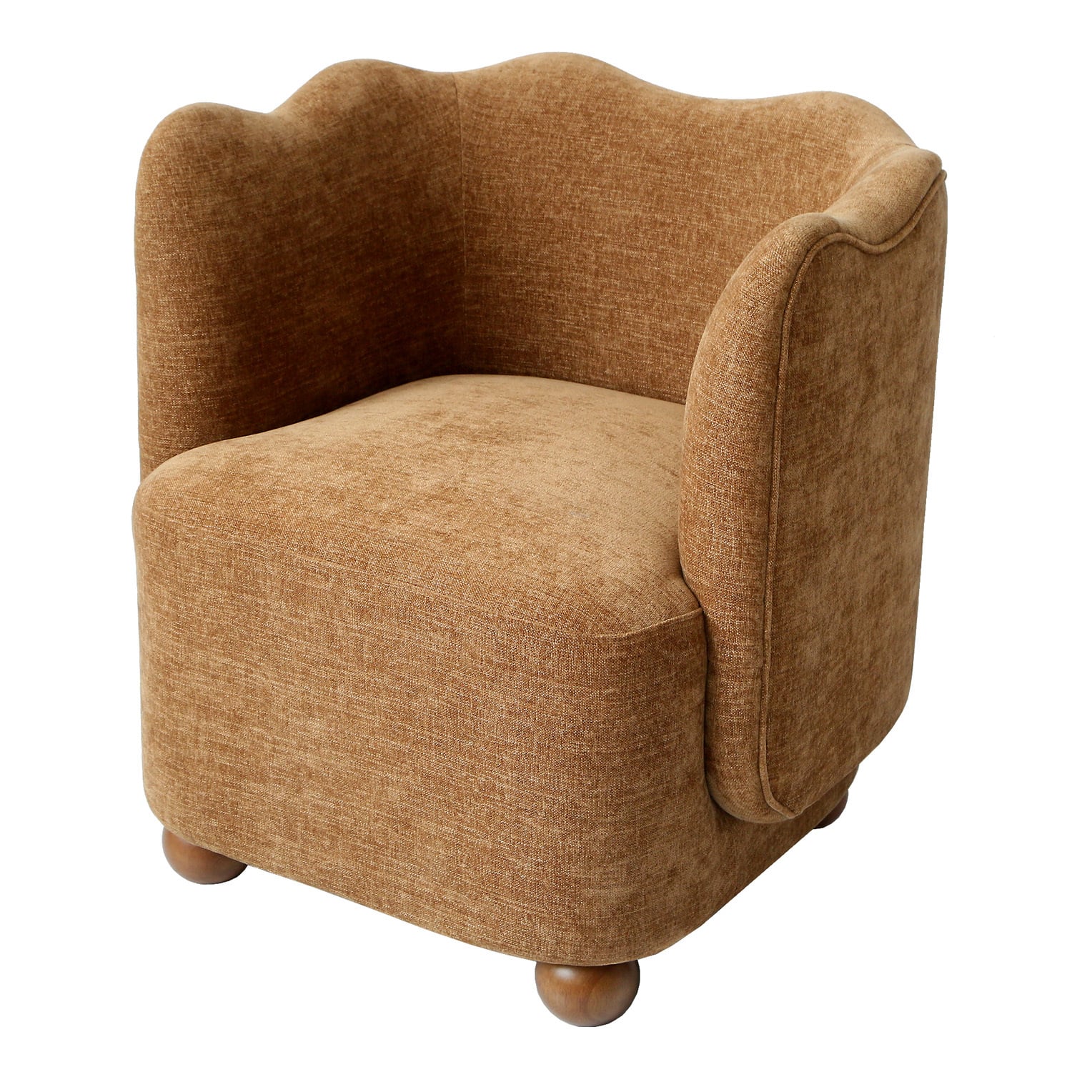 Saylor Wavy Upholstered Armchair