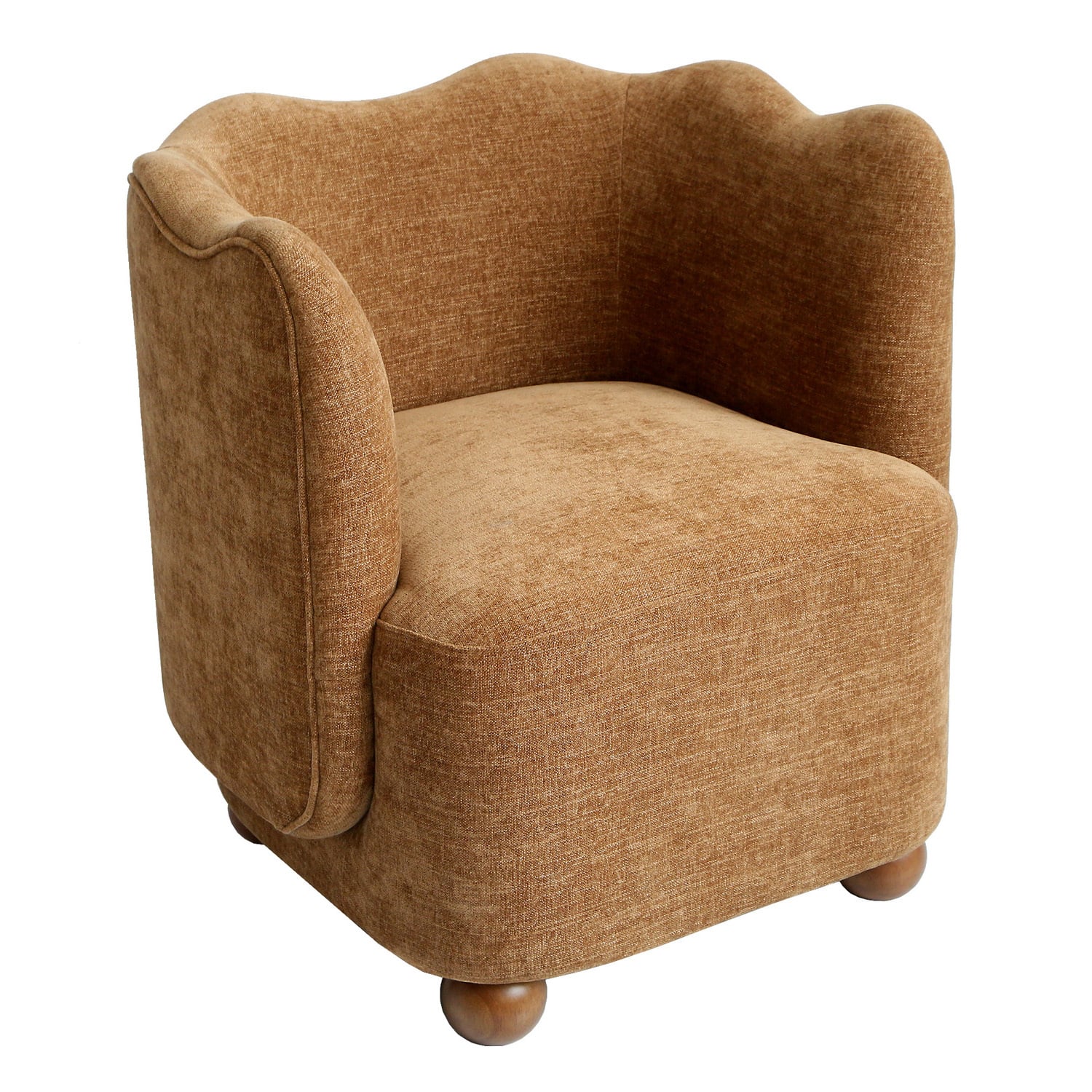 Saylor Wavy Upholstered Armchair