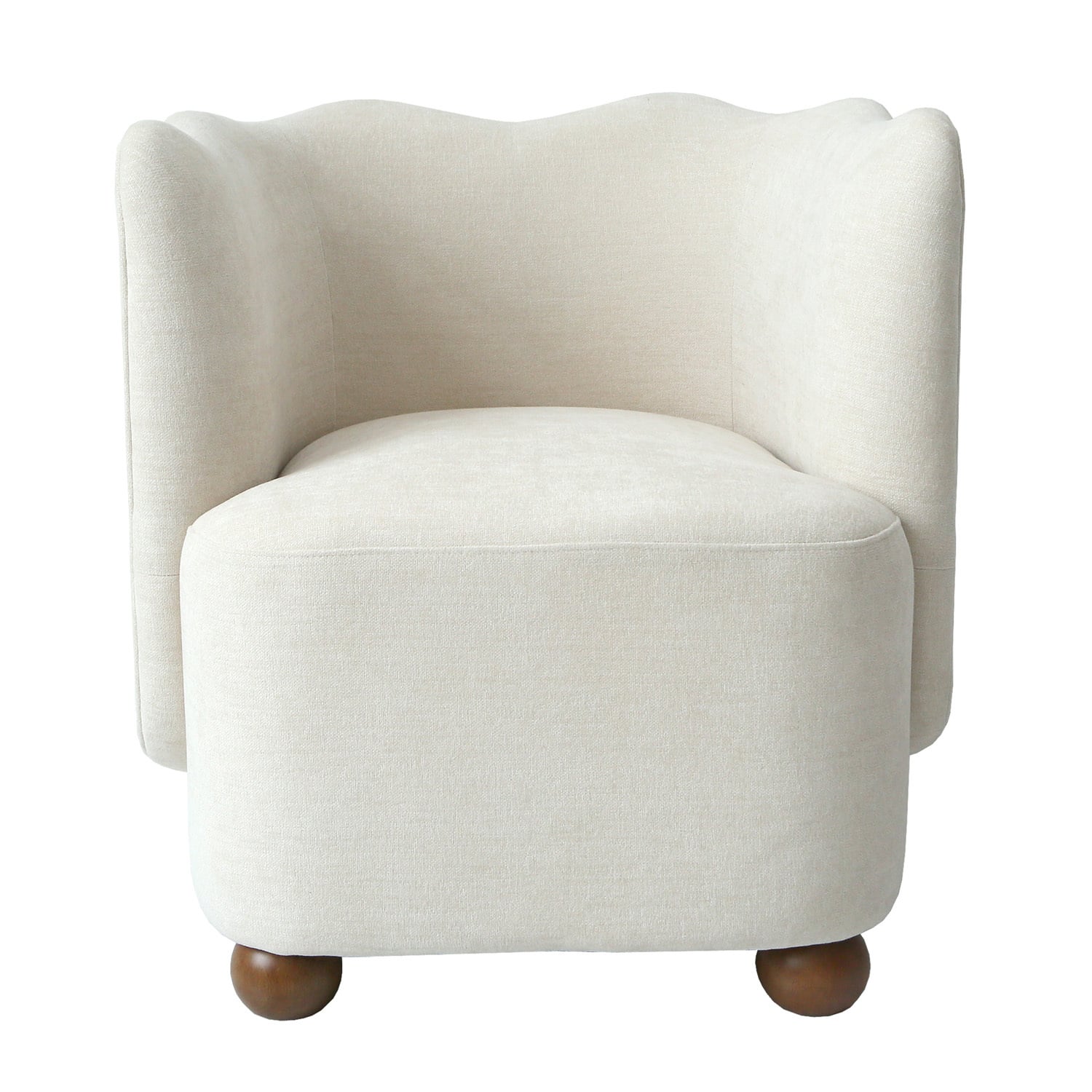Saylor Wavy Upholstered Armchair