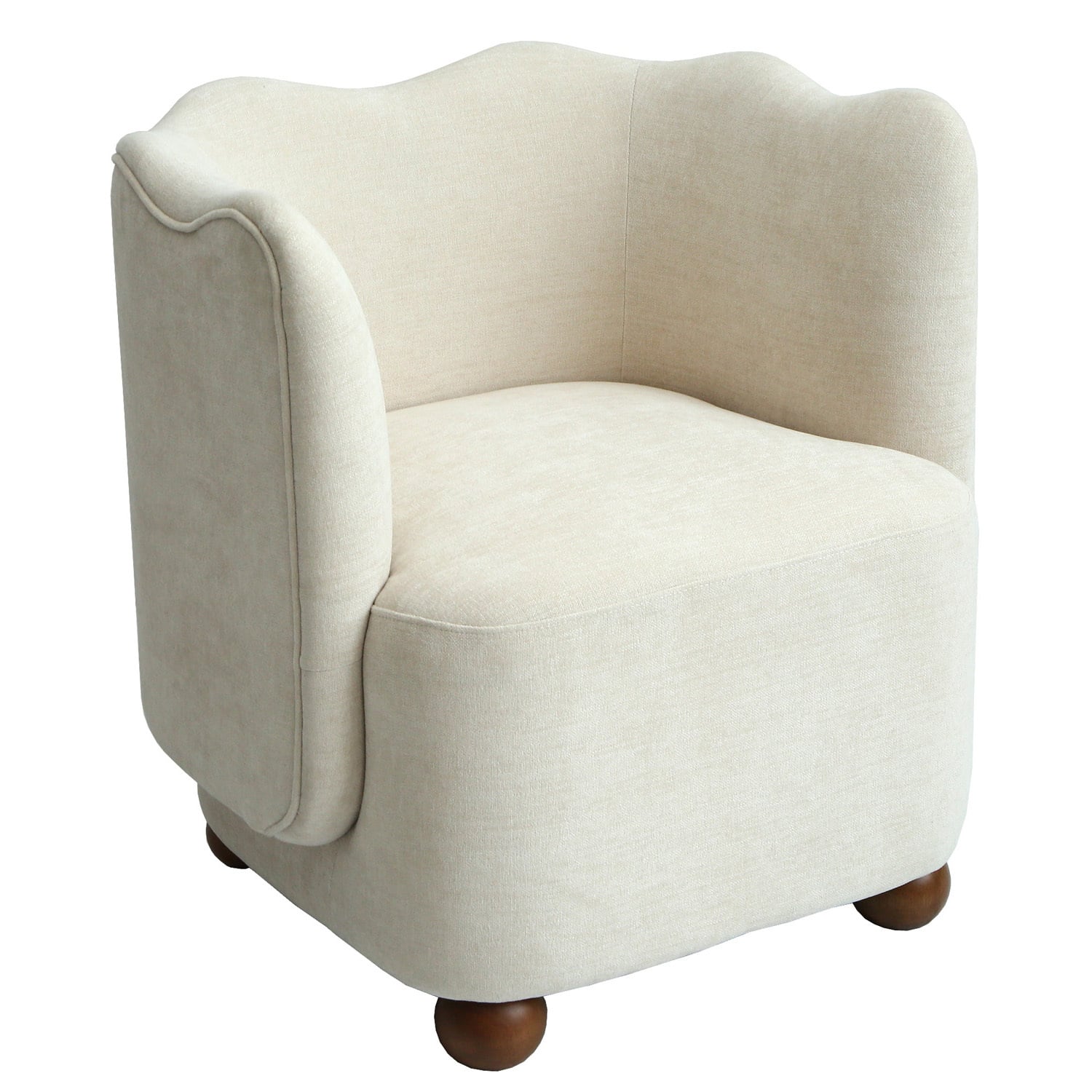 Saylor Wavy Upholstered Armchair