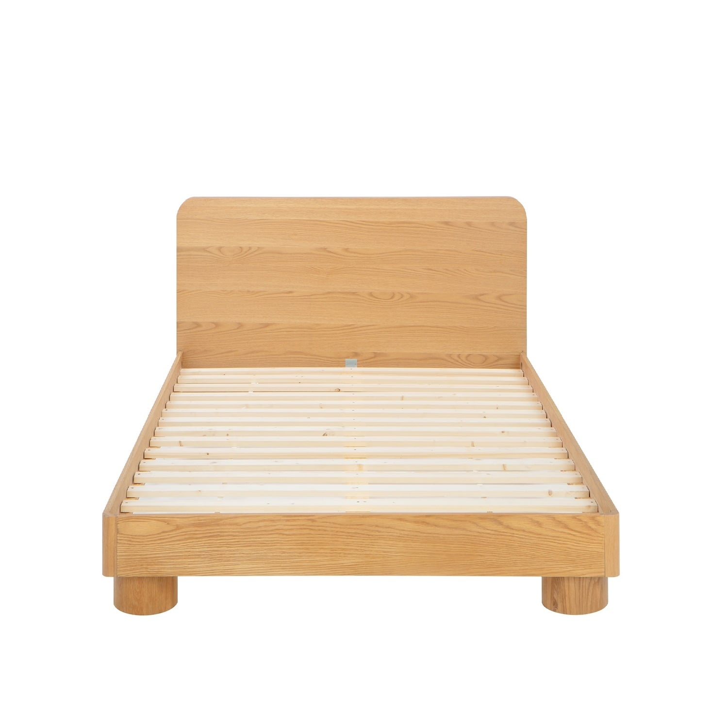 Peyton Oak Wood Queen Bed