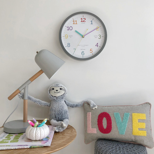 Learn The Time Silent Wall Clock