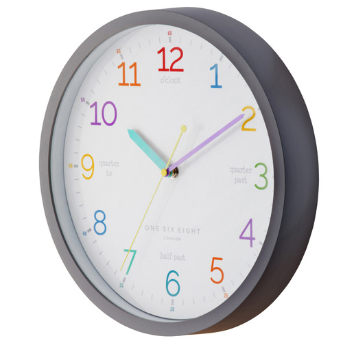 Learn The Time Silent Wall Clock