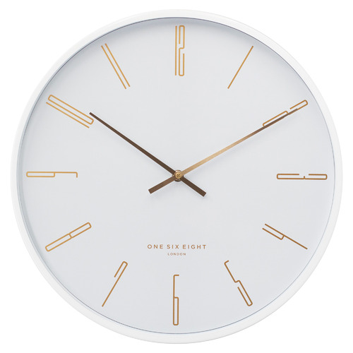 OneSixEightLondon Maya Metal Silent Wall Clock | Temple & Webster