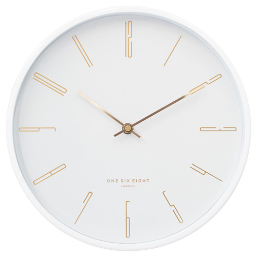 OneSixEightLondon Maya Metal Silent Wall Clock | Temple & Webster