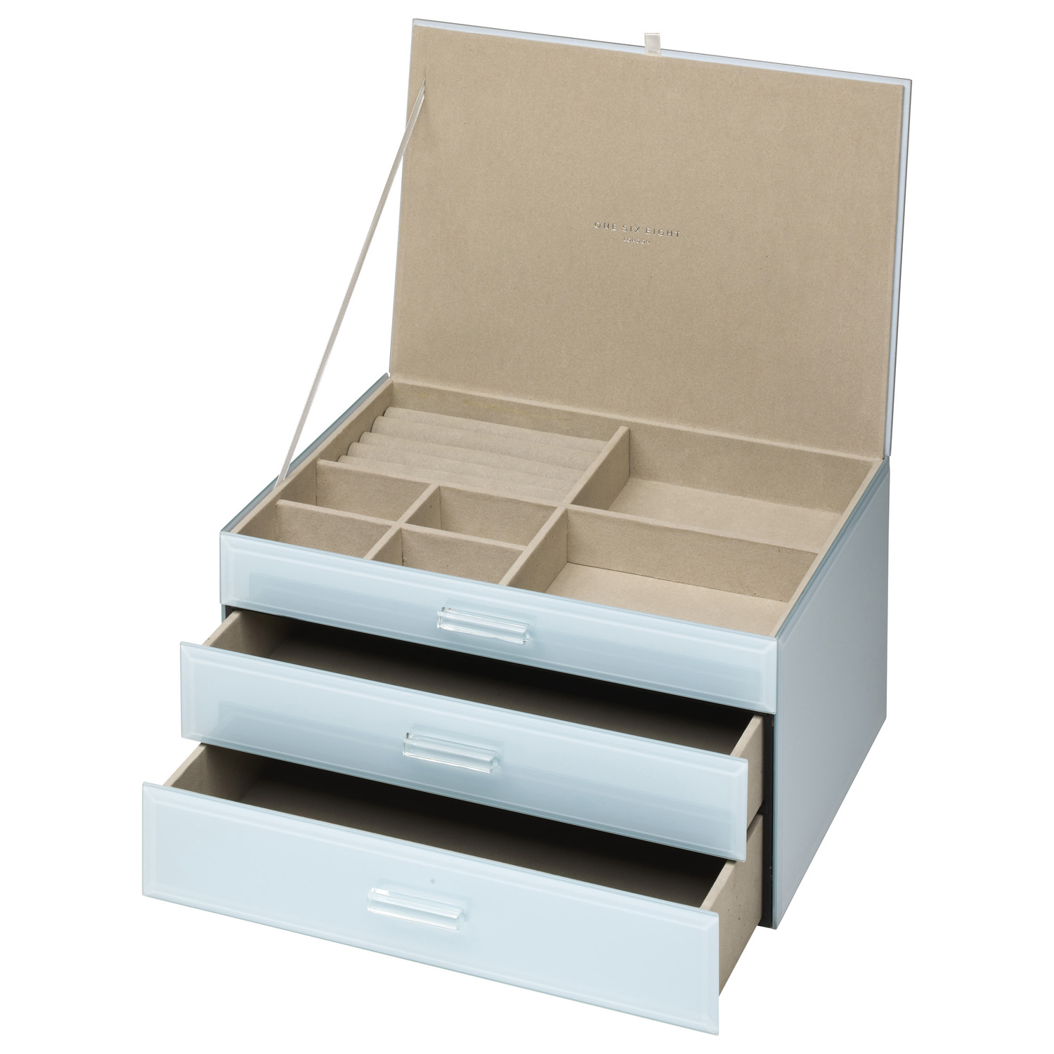 Blue Gabriella Jewellery Box
