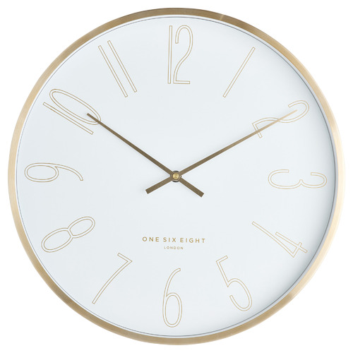 OneSixEightLondon 40cm Astrid Silent Wall Clock | Temple & Webster