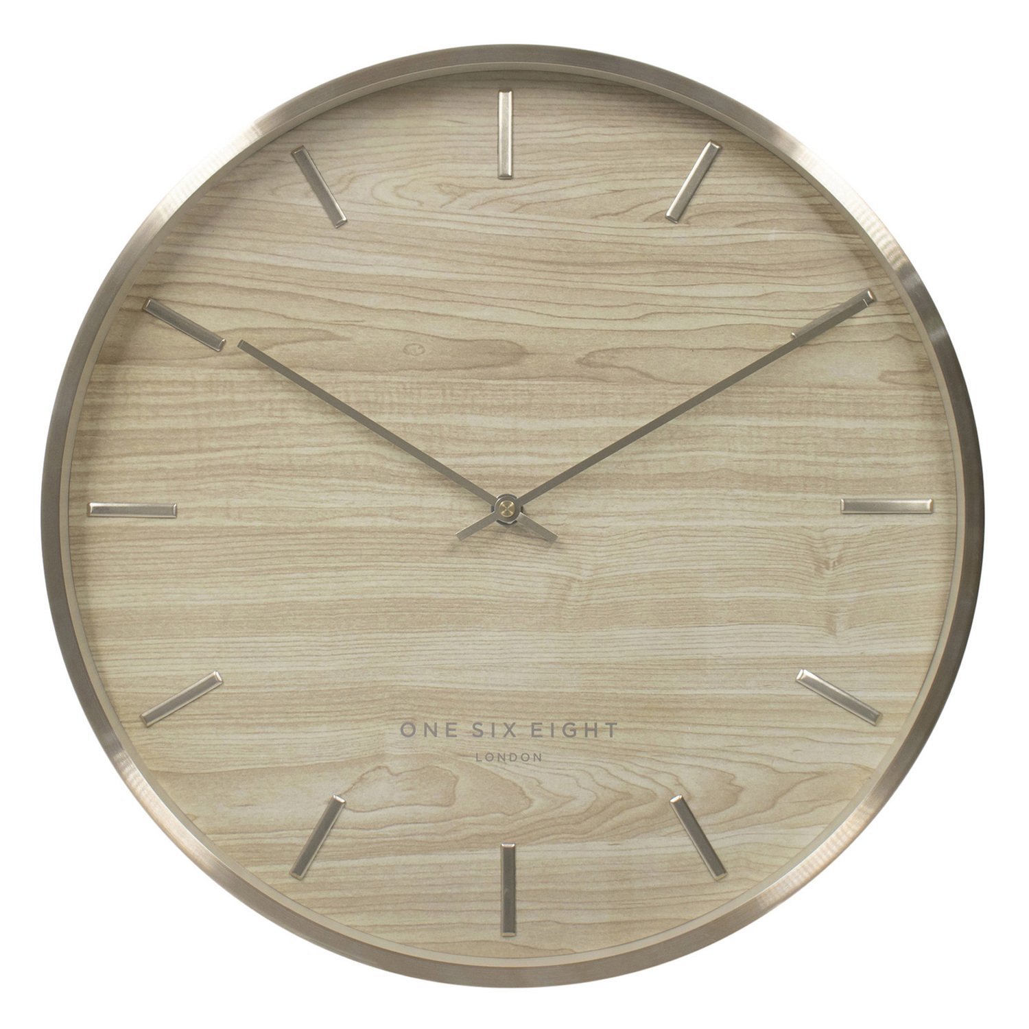 Avalon Aluminium Silent Wall Clock