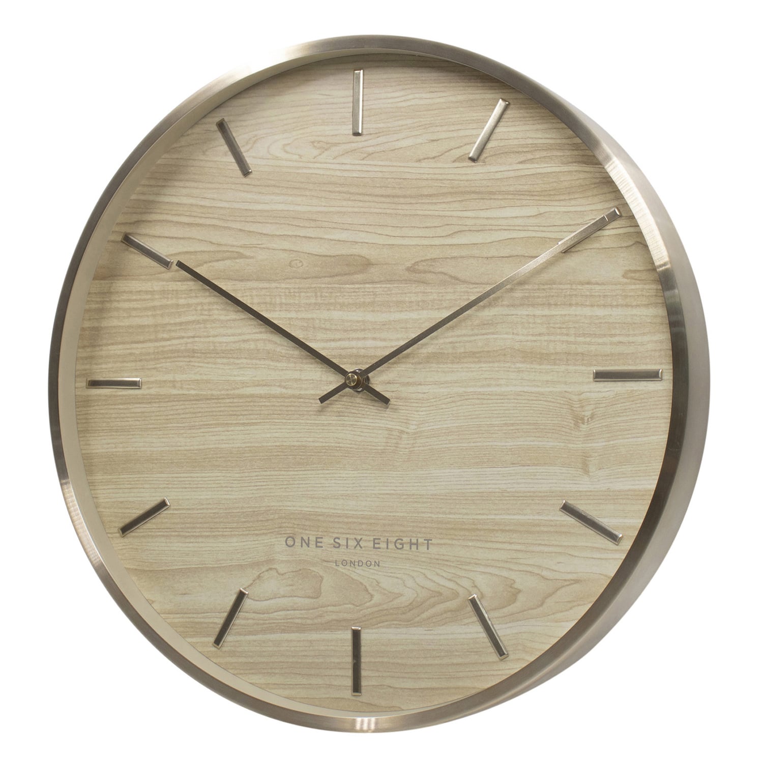 Avalon Aluminium Silent Wall Clock