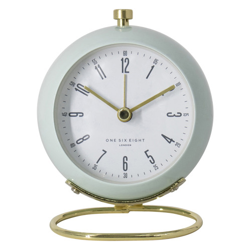 OneSixEightLondon Grace Metal Silent Alarm Clock Temple & ster