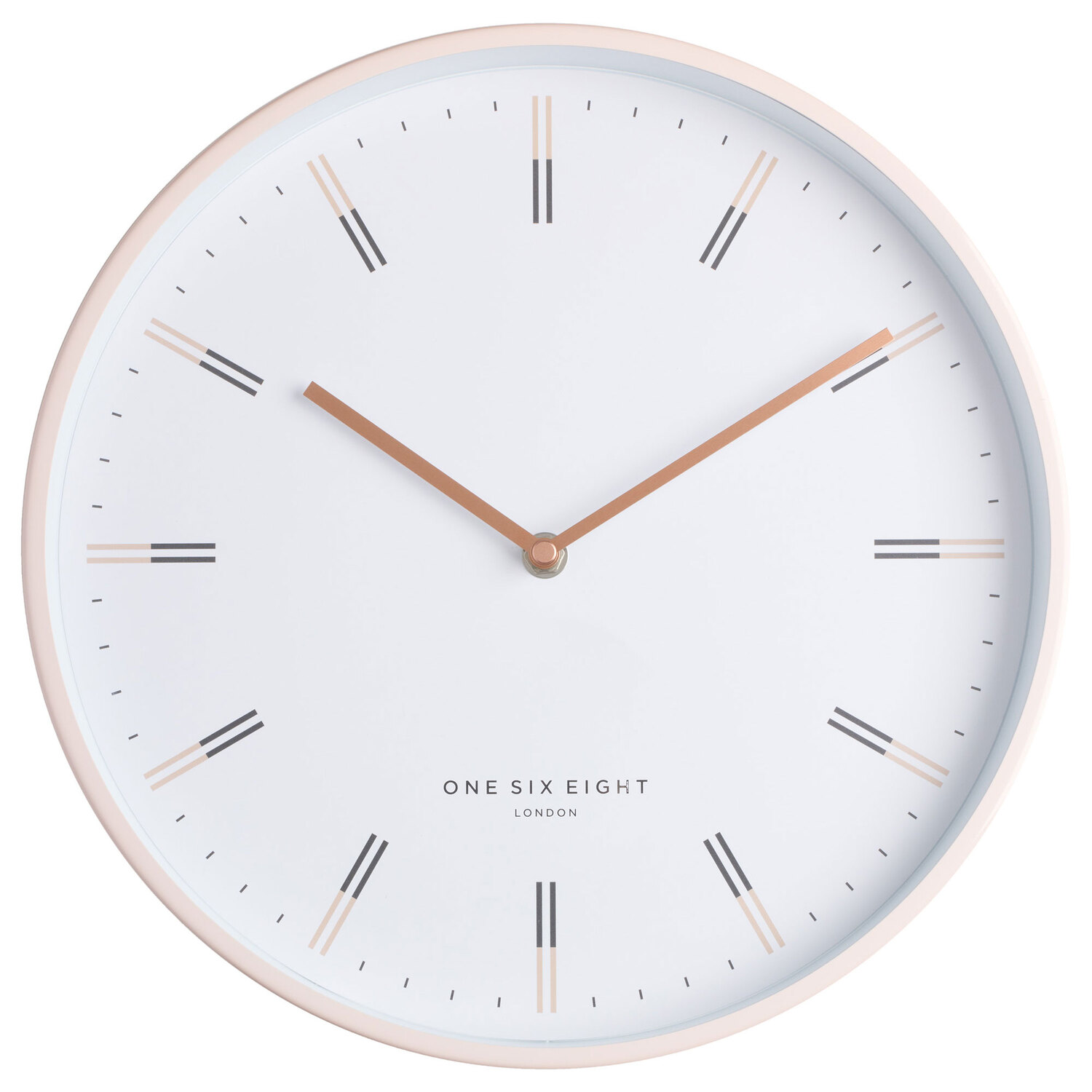 White Ellie Silent Wall Clock