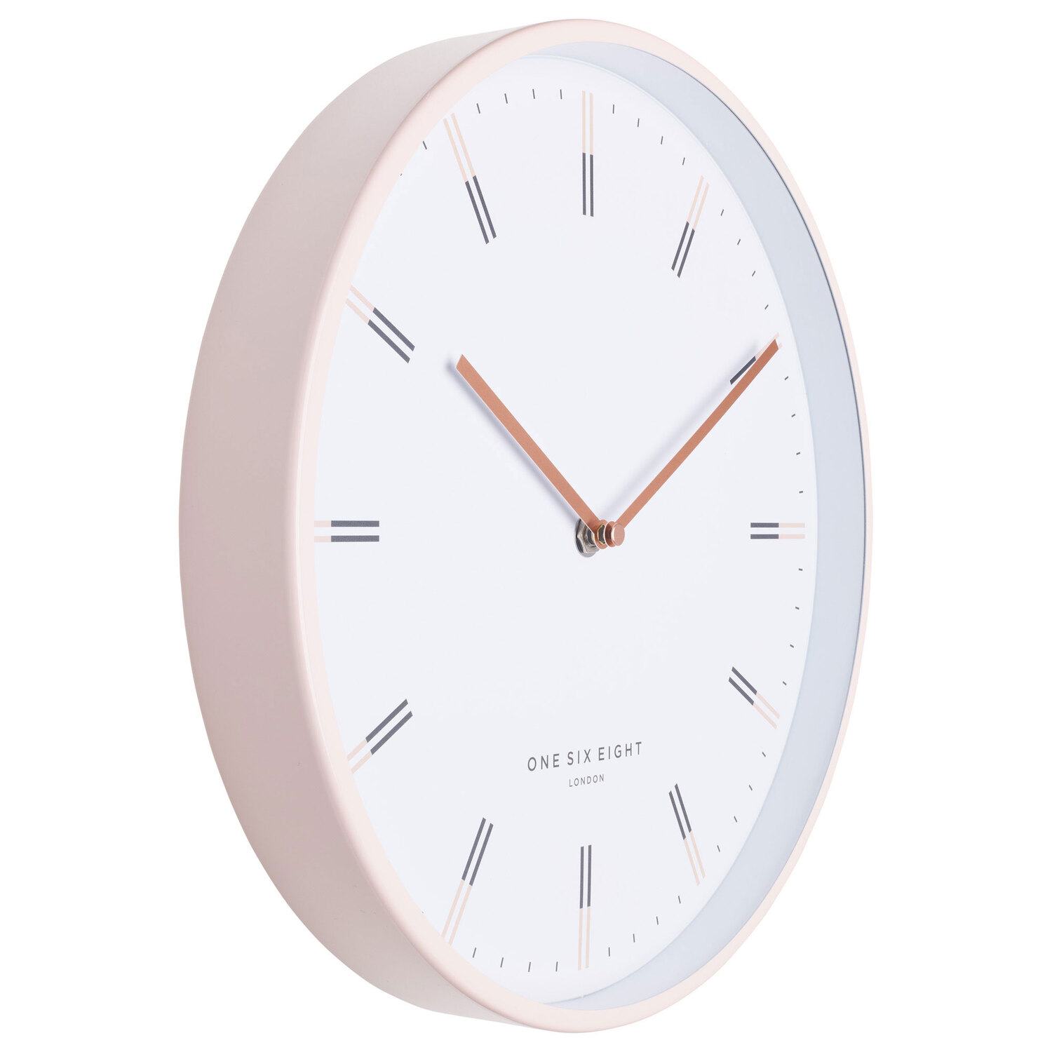 White Ellie Silent Wall Clock