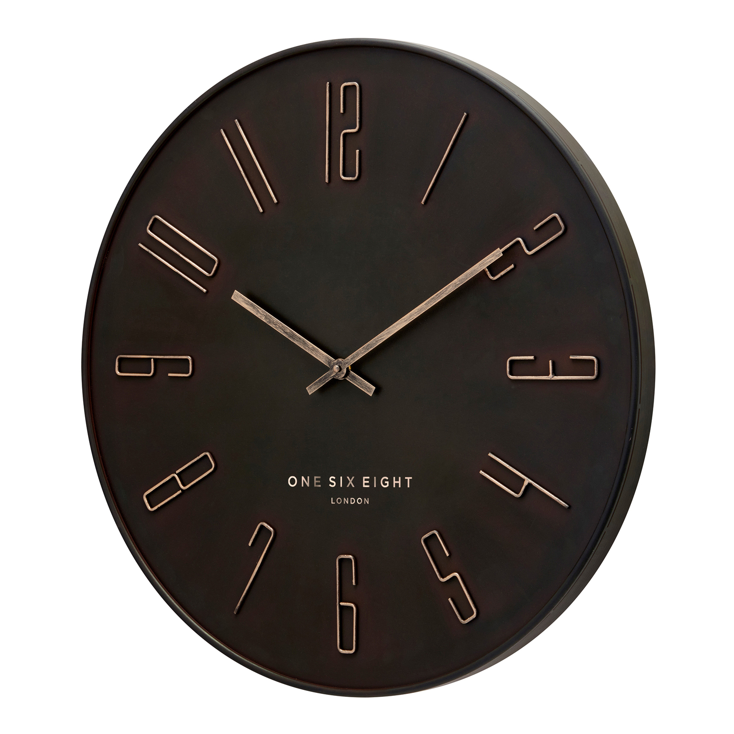 60m Charcoal Barcelona Silent Wall Clock