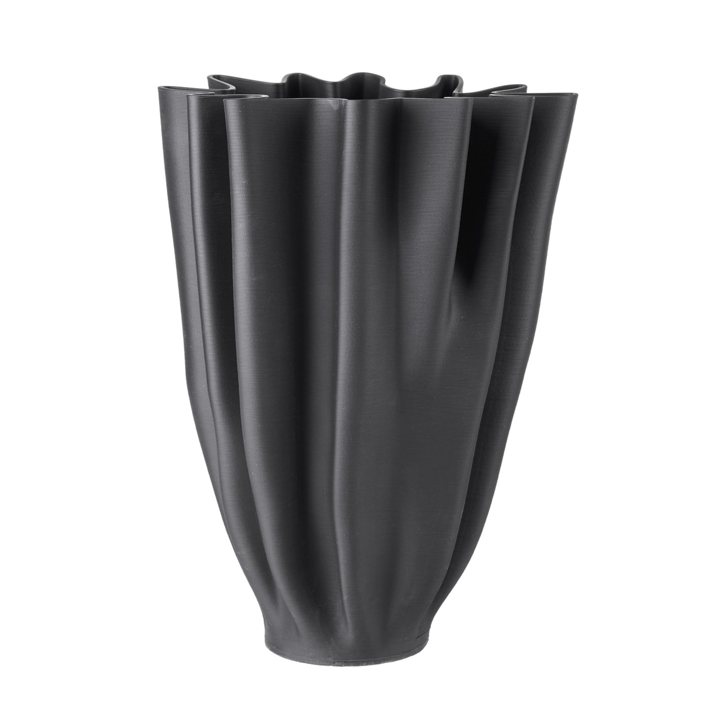 Black Stacey Ceramic Vase