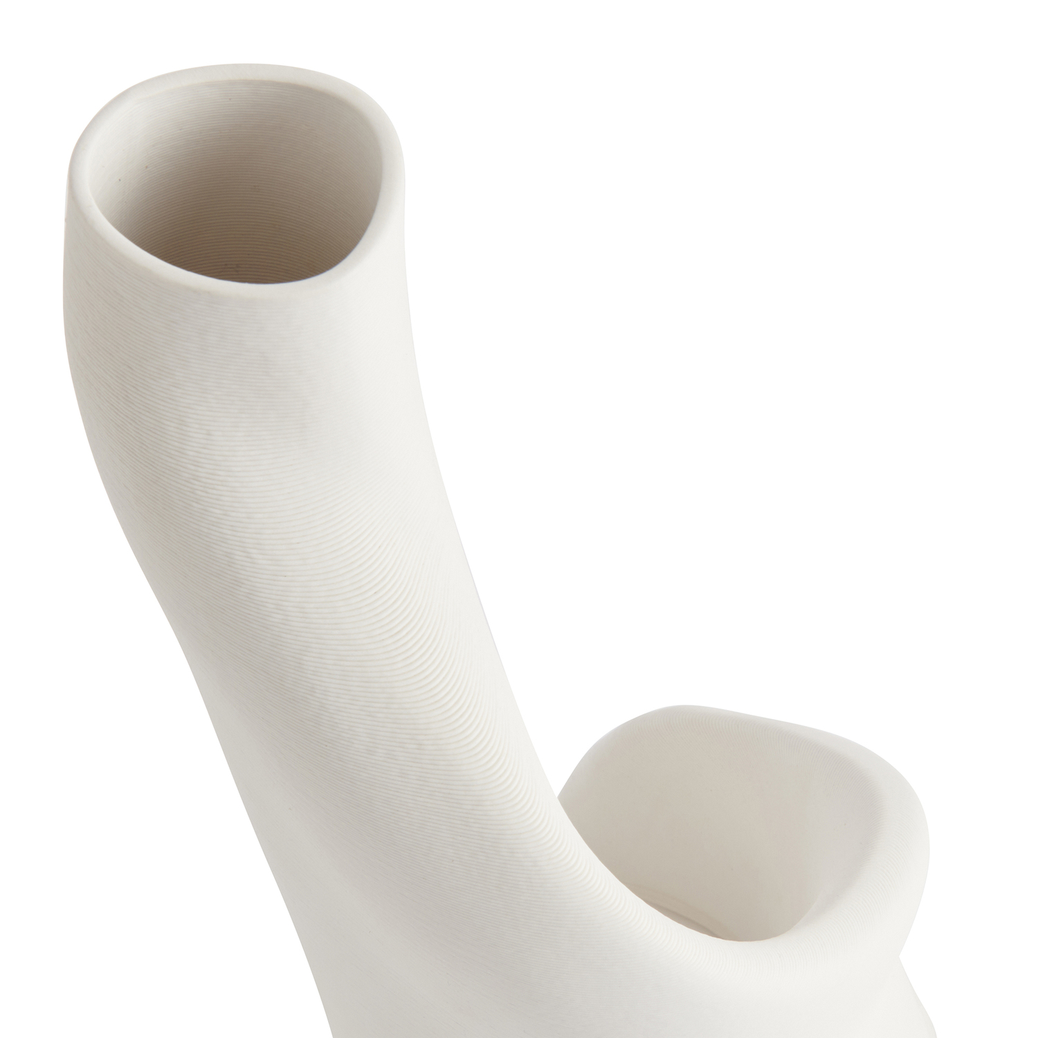 White Luna Ceramic Vase