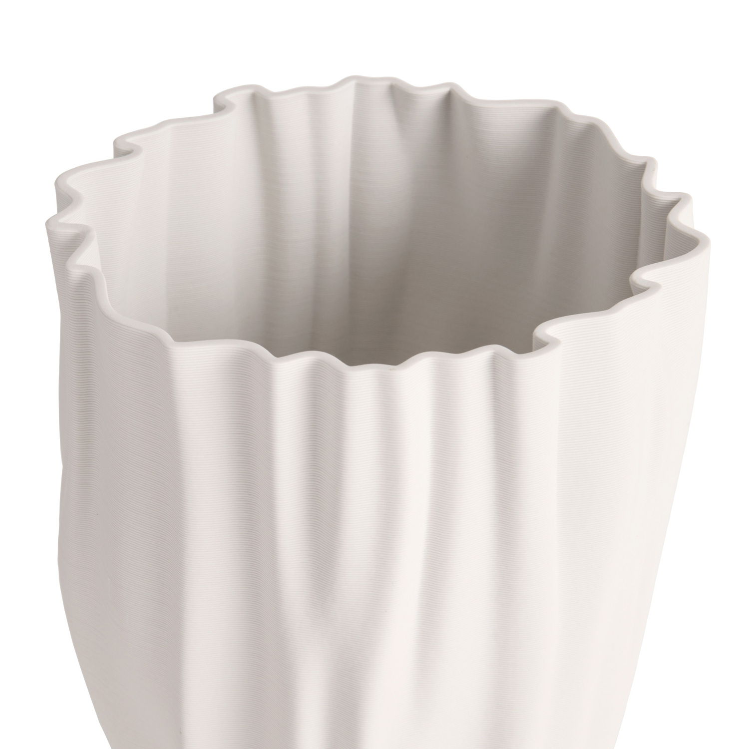 White Matilda Ceramic Vase