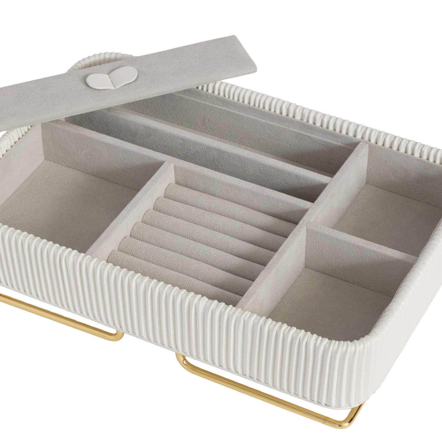 Carolina Faux Leather Jewellery Box