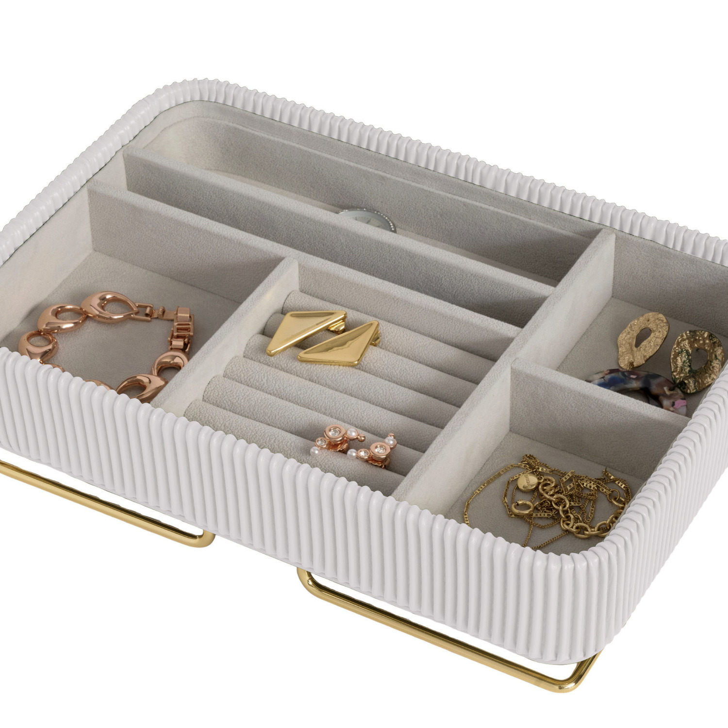 Carolina Faux Leather Jewellery Box