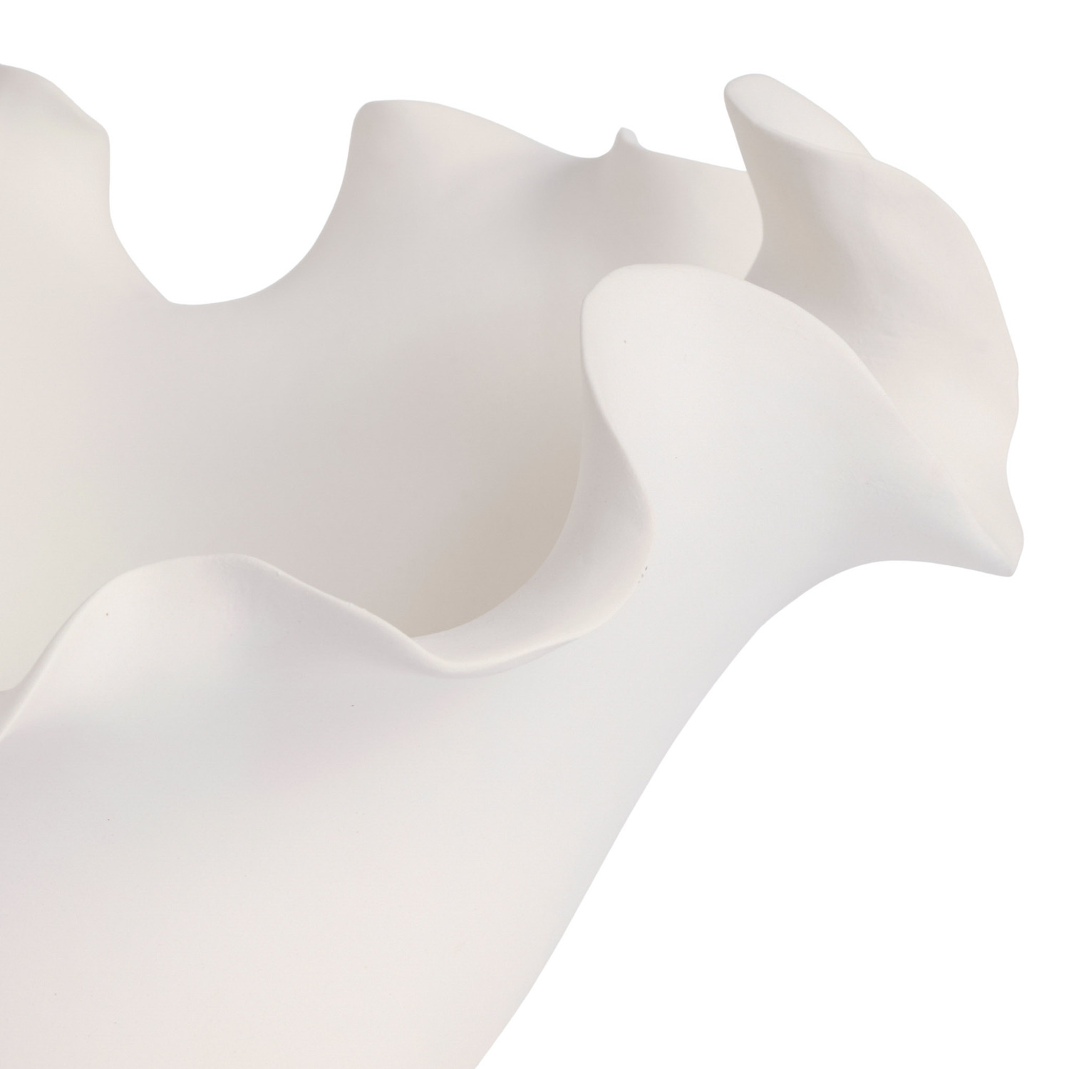 White Heather 33cm Ceramic Fruit Bowl