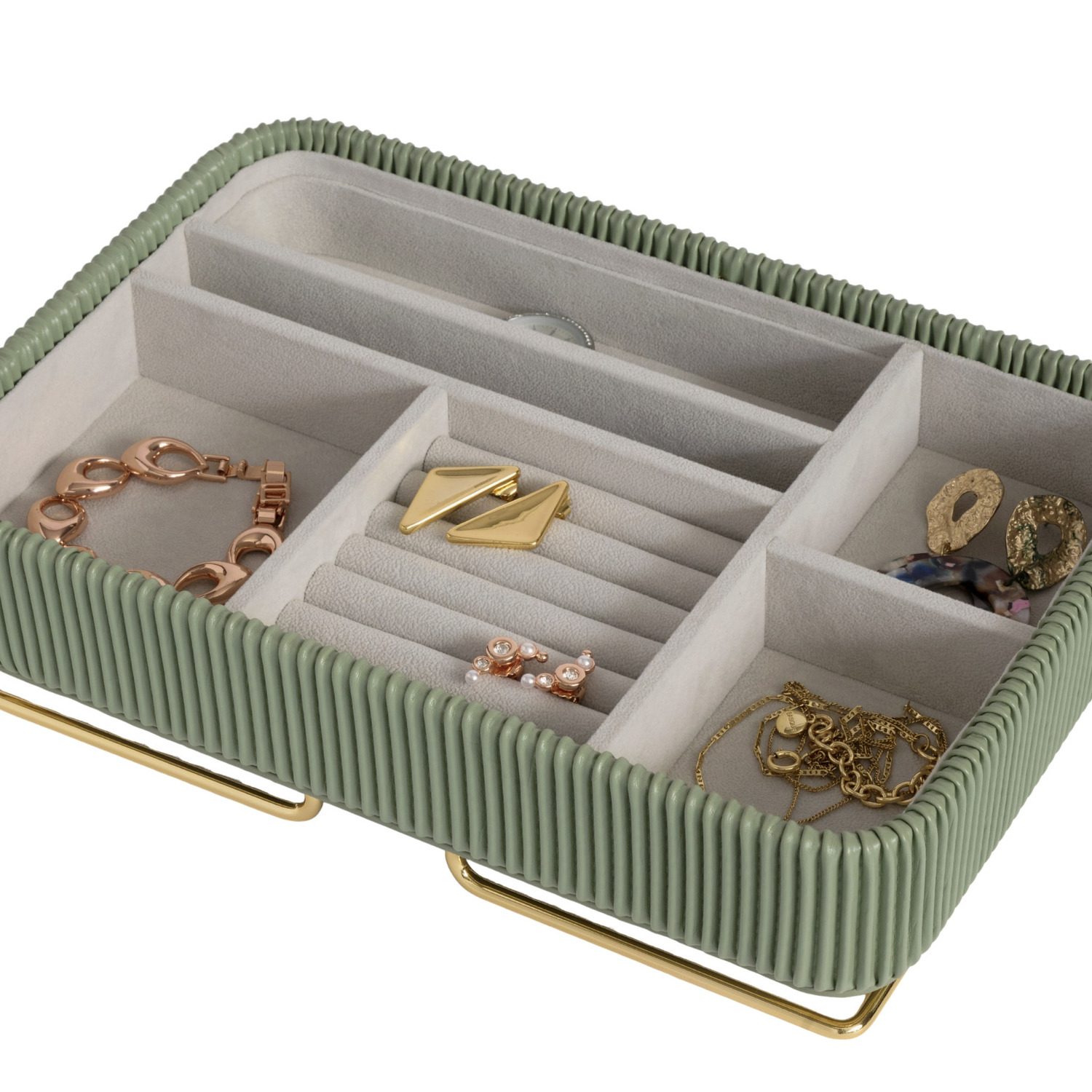 Carolina Faux Leather Jewellery Box