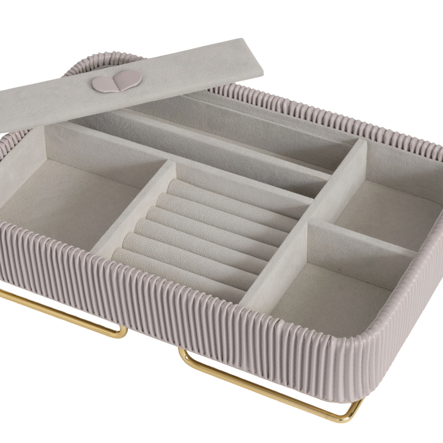 Carolina Faux Leather Jewellery Box