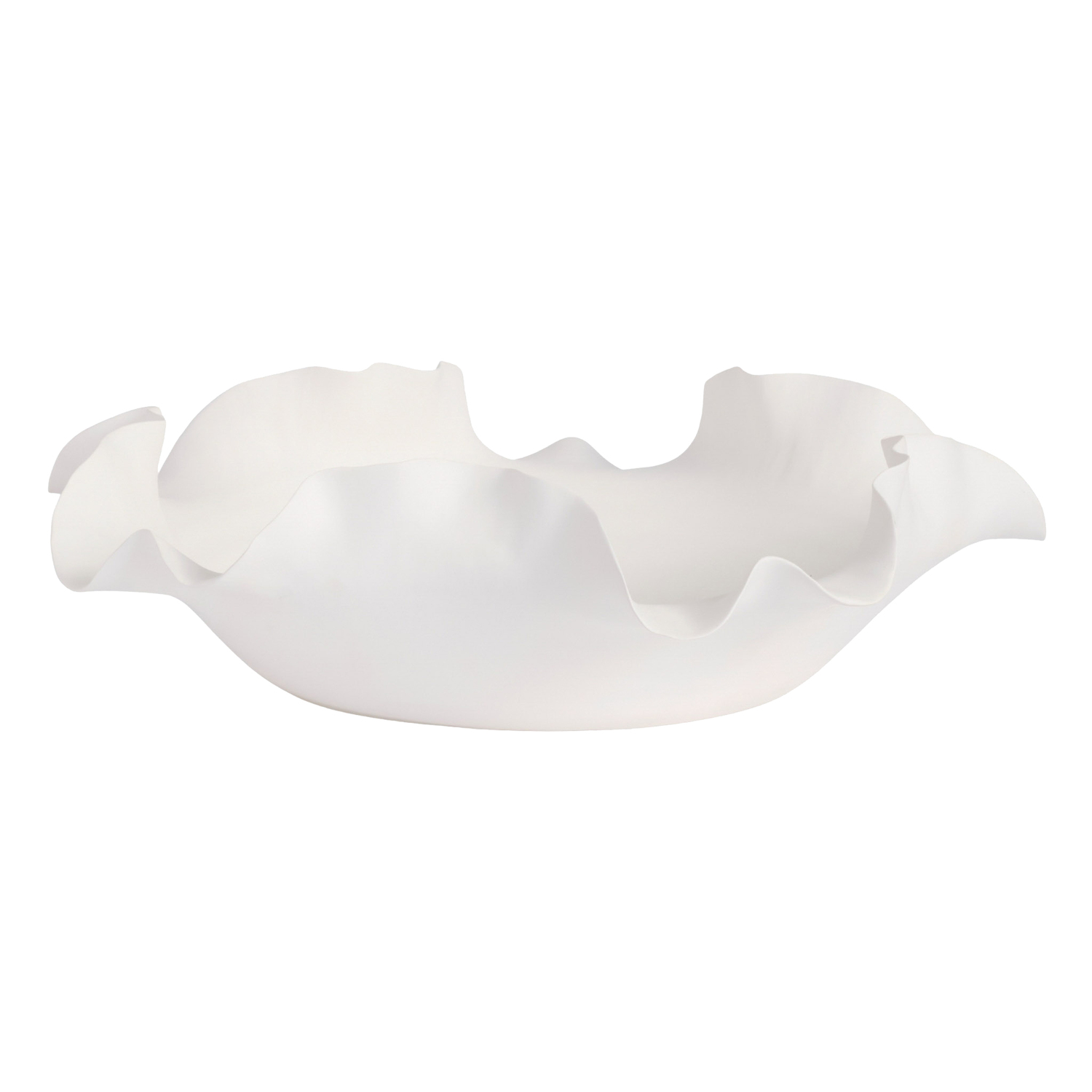 White Nicole 40cm Ceramic Bowl