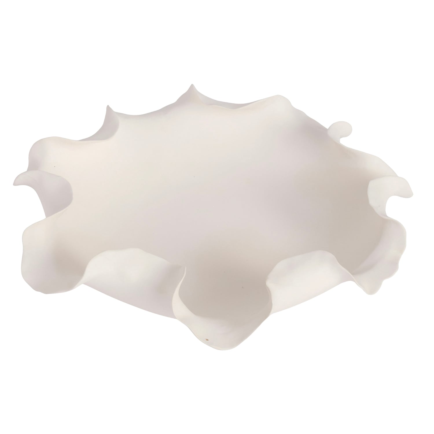 White Lottie 34cm Ceramic Bowl