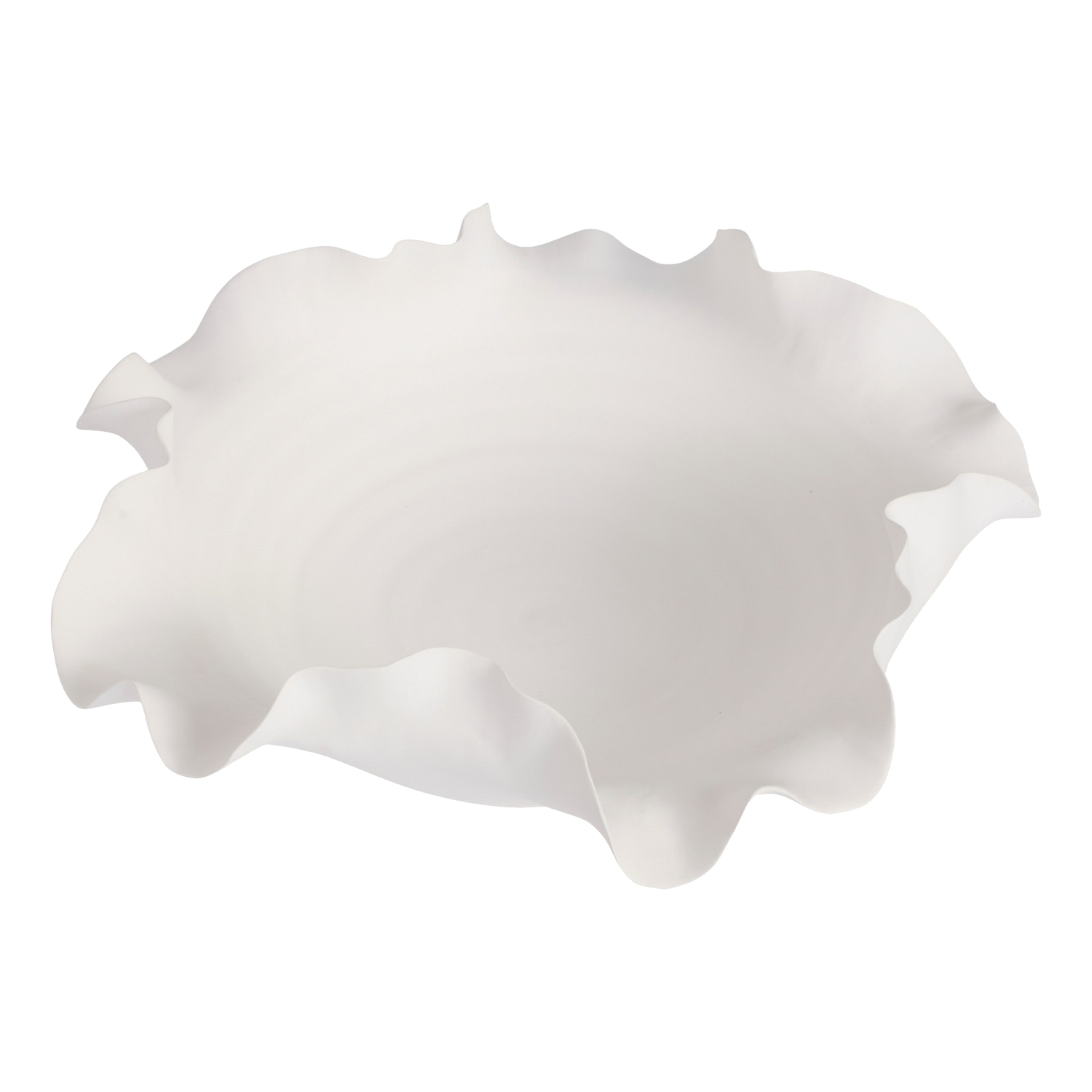 White Nicole 40cm Ceramic Bowl