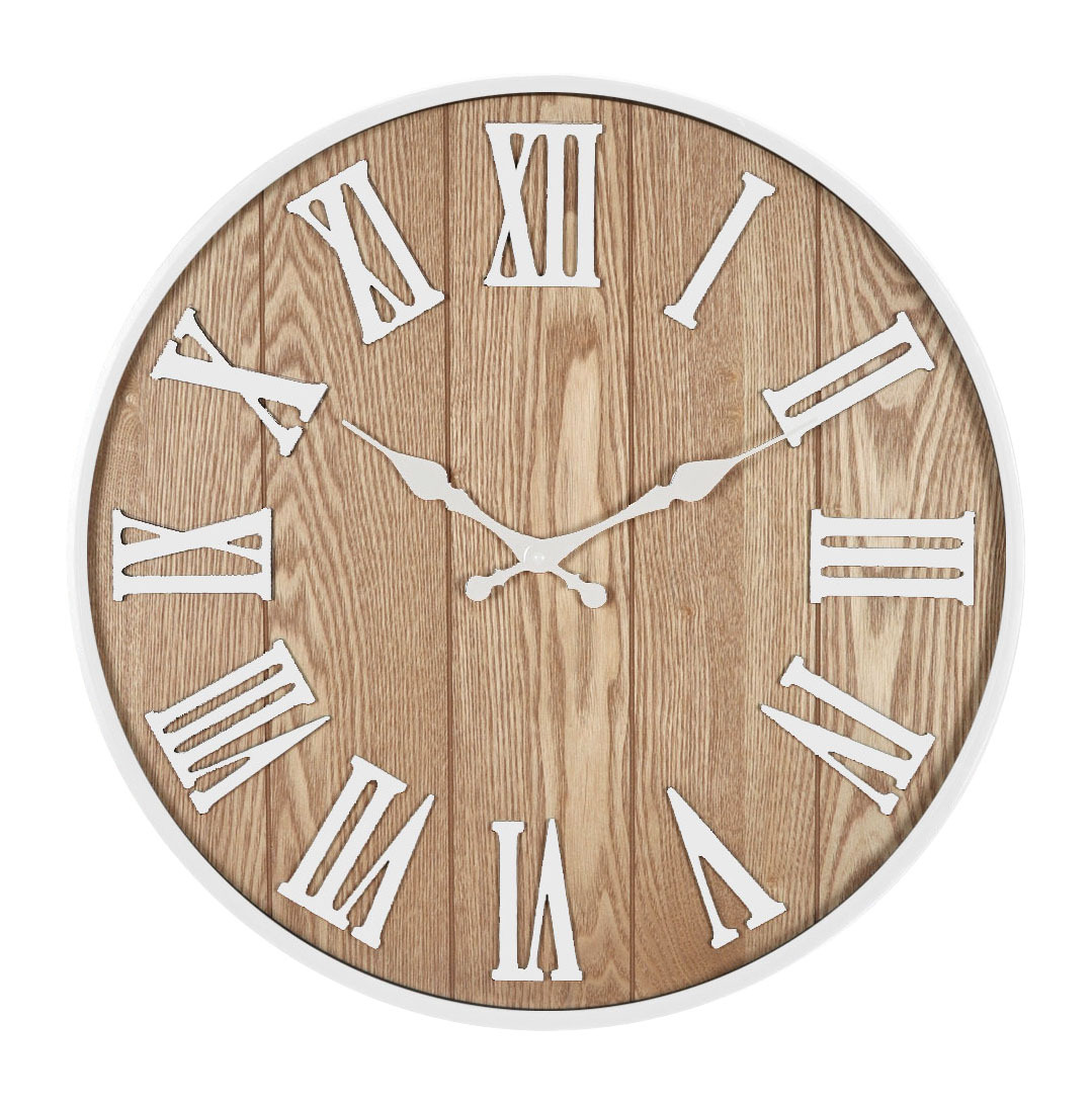 60cm Brandon Wooden Wall Clock