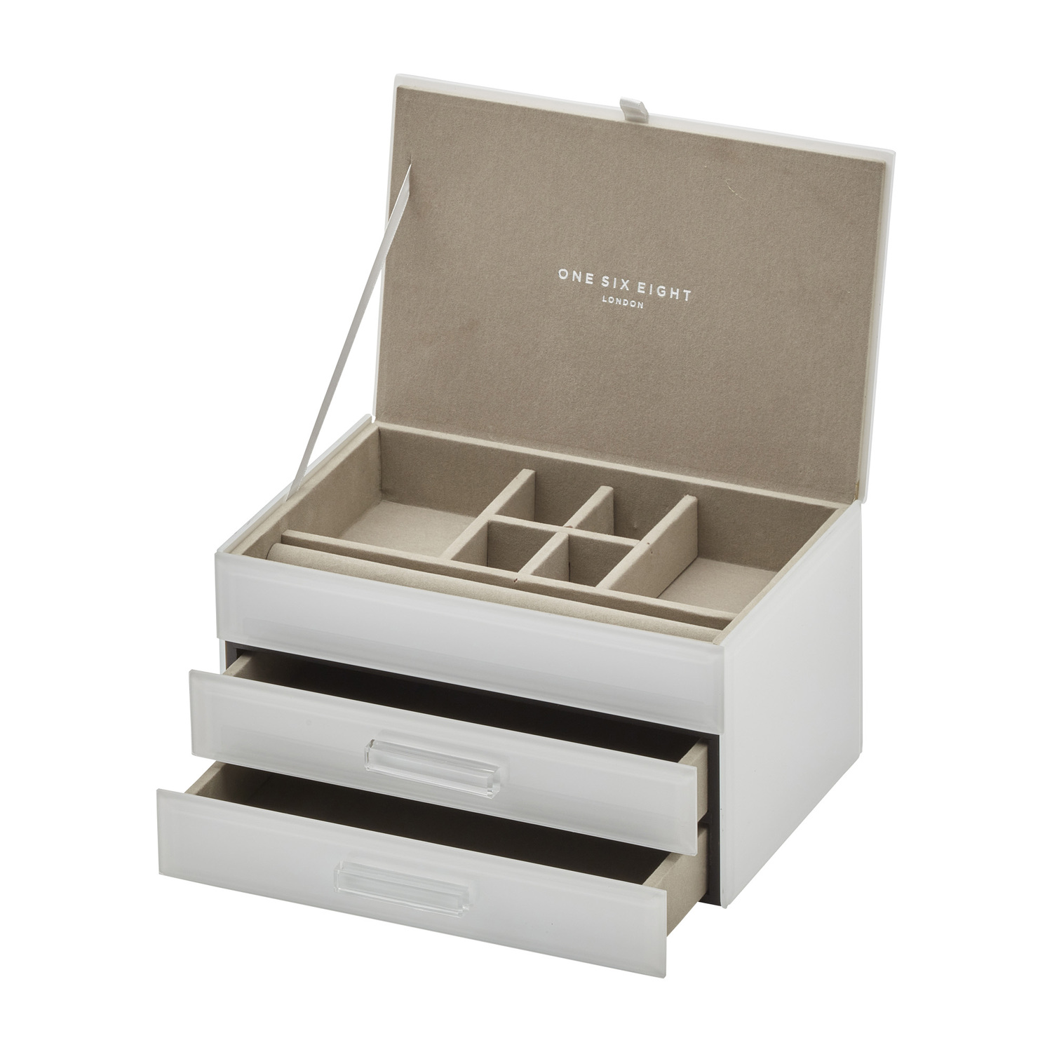 Gabriella Medium Glass Jewellery Box