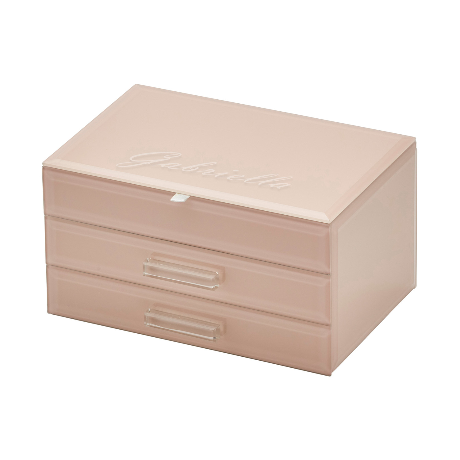 Gabriella Medium Glass Jewellery Box