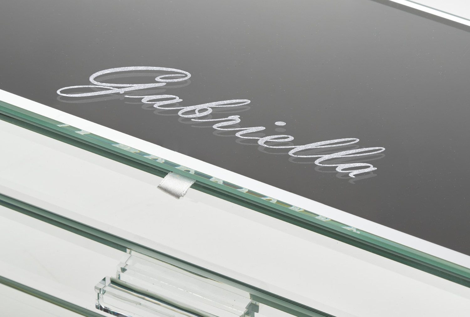 Gabriella Medium Glass Jewellery Box