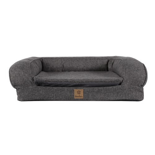 Dark Grey Pet Bolster Sofa
