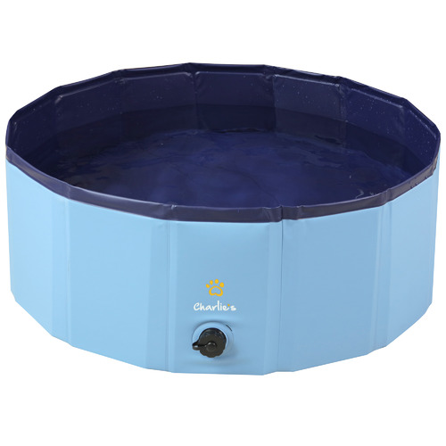 CharliesPetProduct Blue Summer Portable Dog Pool | Temple & Webster