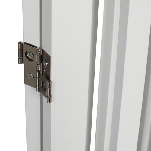 CharliesPetProduct 3 Panel Wooden Freestanding Dog Gate Temple & ster