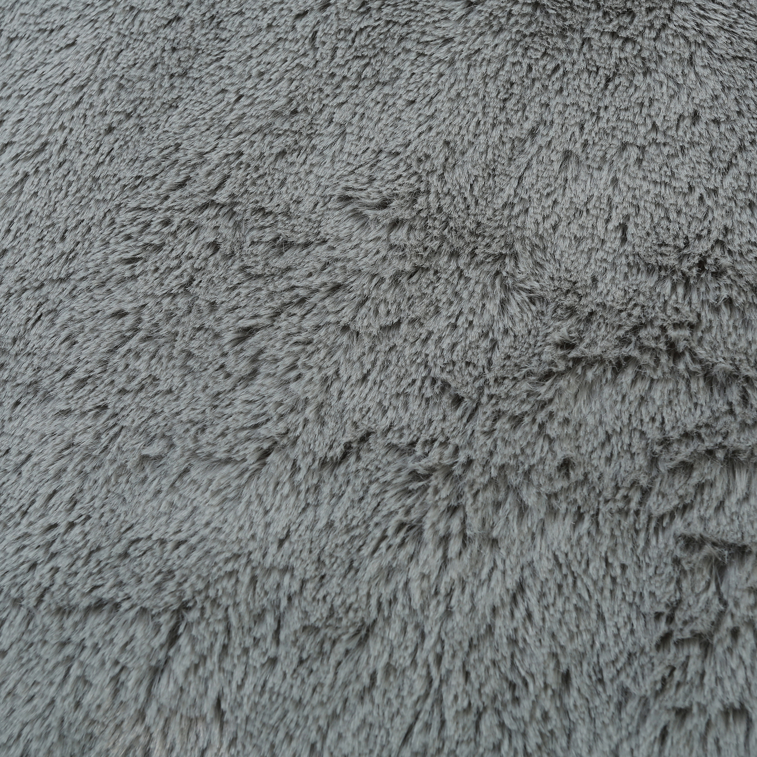 Blue & Grey Trim Reversible Faux Fur Pet Winter Rug & Blanket
