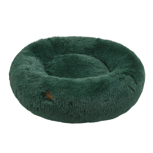 Eden Green Donut Faux Fur Pet Bed