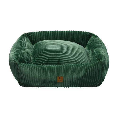 Eden Green Ascher Plush Corduroy Pet Bed
