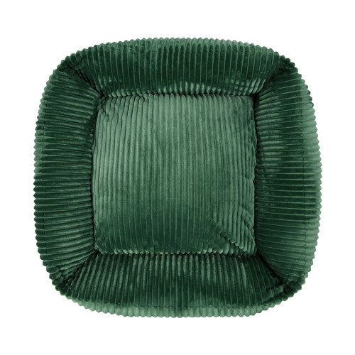 Eden Green Ascher Plush Corduroy Pet Bed