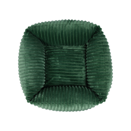 Eden Green Ascher Plush Corduroy Pet Bed